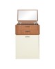 Τουαλέτα κρεβατοκάμαρας Sonlen σε καρυδί-κρεμ απόχρωση 60x45x130εκ Υλικό: 15MM MDF MELAMINE 072-000155
