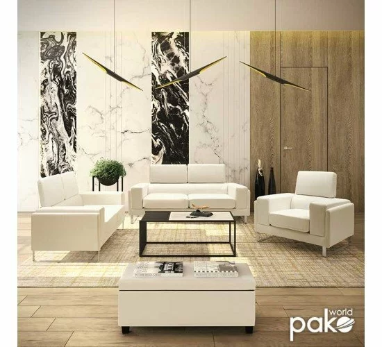 Καναπές Shea 3θέσιος PU ivory-inox 198x80x87εκ Υλικό: PU - INOX 074-000008 Καναπές Shea 3θέσιος PU ivory-inox 198x80x87εκ Υλικό: PU - INOX 074-000008