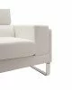 Καναπές Shea 3θέσιος PU ivory-inox 198x80x87εκ Υλικό: PU - INOX 074-000008 Καναπές Shea 3θέσιος PU ivory-inox 198x80x87εκ Υλικό: PU - INOX 074-000008