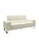 Καναπές Shea 3θέσιος PU ivory-inox 198x80x87εκ Υλικό: PU - INOX 074-000008 Καναπές Shea 3θέσιος PU ivory-inox 198x80x87εκ Υλικό: PU - INOX 074-000008