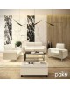 Καναπές Shea 2θέσιος PU ivory-inox 158x80x87εκ Υλικό: PU - INOX 074-000011 Καναπές Shea 2θέσιος PU ivory-inox 158x80x87εκ Υλικό: PU - INOX 074-000011