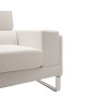 Καναπές Shea 2θέσιος PU ivory-inox 158x80x87εκ Υλικό: PU - INOX 074-000011 Καναπές Shea 2θέσιος PU ivory-inox 158x80x87εκ Υλικό: PU - INOX 074-000011