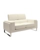 Καναπές Shea 2θέσιος PU ivory-inox 158x80x87εκ Υλικό: PU - INOX 074-000011 Καναπές Shea 2θέσιος PU ivory-inox 158x80x87εκ Υλικό: PU - INOX 074-000011