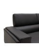 Καναπές Shea 2θέσιος pu μαύρο-inox 158x80x87εκ Υλικό: PU - INOX 074-000012 Καναπές Shea 2θέσιος pu μαύρο-inox 158x80x87εκ Υλικό: PU - INOX 074-000012