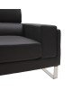 Σετ σαλονιού Shea 2τεμ pu σε μαύρη απόχρωση Υλικό: PU - INOX 074-000037 Σετ σαλονιού Shea 2τεμ pu σε μαύρη απόχρωση Υλικό: PU - INOX 074-000037