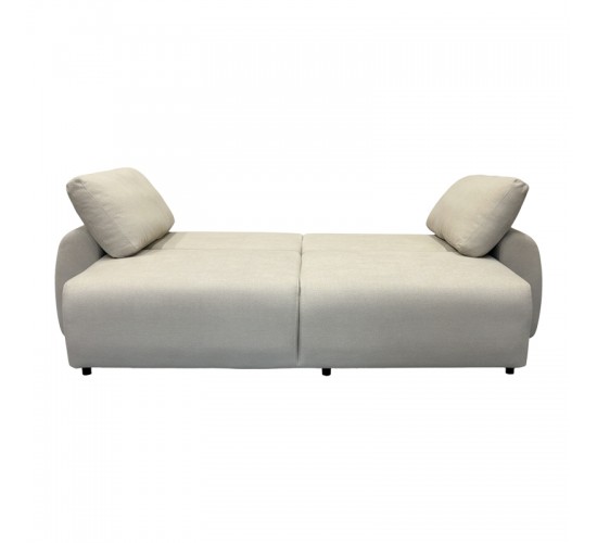 Kαναπές-κρεβάτι τριθέσιος Hungie υφασμα μπεζ 250x92x89εκ Υλικό: FABRIC- NEW FOAM - Plastic Leg 074-000064