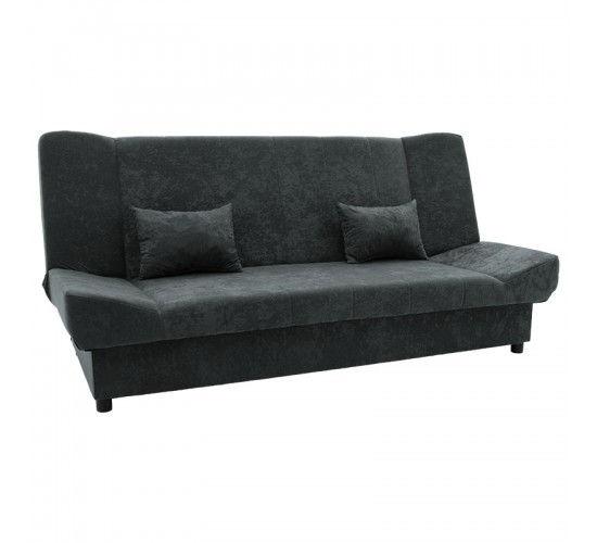 Kαναπές-κρεβάτι Tiko 3θέσιος με αποθηκευτικό χώρο ύφασμα ανθρακί Υλικό: FABRIC 078-000016