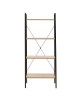 Βιβλιοθήκη Ramon φυσικό-μαύρο 60x23x145,5εκ Υλικό: CLIPBOARD 15mm WITH MELAMINE METAL 085-000001 Βιβλιοθήκη Ramon φυσικό-μαύρο 60x23x145,5εκ Υλικό: CLIPBOARD 15mm WITH MELAMINE METAL 085-000001