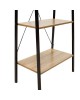 Βιβλιοθήκη Ramon φυσικό-μαύρο 60x23x145,5εκ Υλικό: CLIPBOARD 15mm WITH MELAMINE METAL 085-000001 Βιβλιοθήκη Ramon φυσικό-μαύρο 60x23x145,5εκ Υλικό: CLIPBOARD 15mm WITH MELAMINE METAL 085-000001