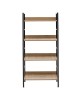 Βιβλιοθήκη- Ραφιέρα Ramon φυσικό-μαύρο 60x28x125,5εκ Υλικό: CLIPBOARD 15mm WITH MELAMINE - METAL 085-000002 Βιβλιοθήκη- Ραφιέρα Ramon φυσικό-μαύρο 60x28x125,5εκ Υλικό: CLIPBOARD 15mm WITH MELAMINE - METAL 085-000002