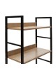 Βιβλιοθήκη- Ραφιέρα Ramon φυσικό-μαύρο 60x28x125,5εκ Υλικό: CLIPBOARD 15mm WITH MELAMINE - METAL 085-000002 Βιβλιοθήκη- Ραφιέρα Ramon φυσικό-μαύρο 60x28x125,5εκ Υλικό: CLIPBOARD 15mm WITH MELAMINE - METAL 085-000002