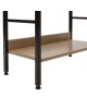 Βιβλιοθήκη- Ραφιέρα Ramon φυσικό-μαύρο 60x28x125,5εκ Υλικό: CLIPBOARD 15mm WITH MELAMINE - METAL 085-000002 Βιβλιοθήκη- Ραφιέρα Ramon φυσικό-μαύρο 60x28x125,5εκ Υλικό: CLIPBOARD 15mm WITH MELAMINE - METAL 085-000002