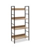 Βιβλιοθήκη- Ραφιέρα Ramon φυσικό-μαύρο 60x28x125,5εκ Υλικό: CLIPBOARD 15mm WITH MELAMINE - METAL 085-000002 Βιβλιοθήκη- Ραφιέρα Ramon φυσικό-μαύρο 60x28x125,5εκ Υλικό: CLIPBOARD 15mm WITH MELAMINE - METAL 085-000002