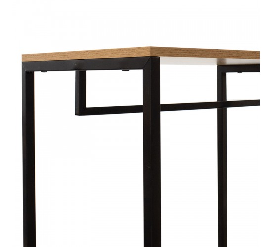 Έπιπλο εισόδου-ραφιέρα Ramon φυσικό-μαύρο 90,5x41x167εκ Υλικό: CLIPBOARD 15mm WITH MELAMINE METAL 085-000008 Έπιπλο εισόδου-ραφιέρα Ramon φυσικό-μαύρο 90,5x41x167εκ Υλικό: CLIPBOARD 15mm WITH MELAMINE METAL 085-000008