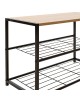 Παπουτσοθήκη Ramon 6 ζευγών φυσικό-μαύρο 63x30x43εκ Υλικό: CLIPBOARD 15mm WITH MELAMINE METAL 085-000010 Παπουτσοθήκη Ramon 6 ζευγών φυσικό-μαύρο 63x30x43εκ Υλικό: CLIPBOARD 15mm WITH MELAMINE METAL 085-000010