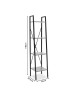 Βιβλιοθήκη Ramon φυσικό-μαύρο 34x32,5x148εκ Υλικό: CLIPBOARD 15mm WITH MELAMINE METAL 085-000013 Βιβλιοθήκη Ramon φυσικό-μαύρο 34x32,5x148εκ Υλικό: CLIPBOARD 15mm WITH MELAMINE METAL 085-000013