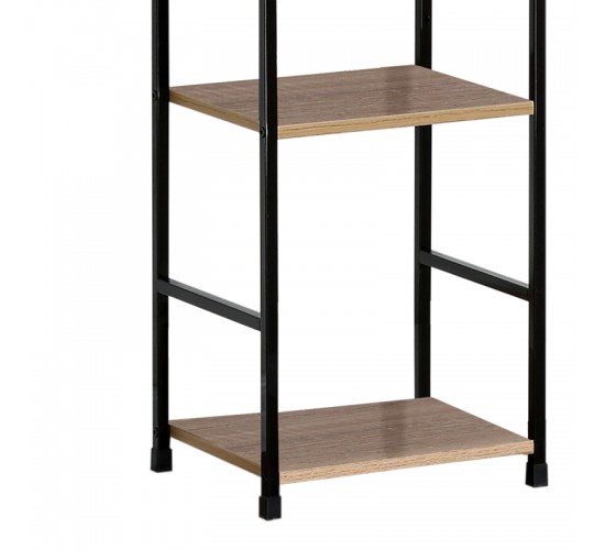 Βιβλιοθήκη Azuel φυσικό-μαύρο μέταλλο 29x23.5x144εκ Υλικό: chipboard in wild oak steel tube in electric coating in black 085-000020 Βιβλιοθήκη Azuel φυσικό-μαύρο μέταλλο 29x23.5x144εκ Υλικό: chipboard in wild oak steel tube in electric coating in black 085-000020