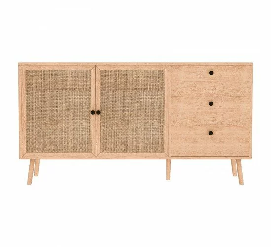 Μπουφές Oslo pakoworld sonoma 150x39x79εκ Μπουφές Oslo pakoworld sonoma 150x39x79εκ