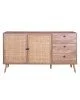 Μπουφές Oslo pakoworld sonoma 150x39x79εκ Μπουφές Oslo pakoworld sonoma 150x39x79εκ