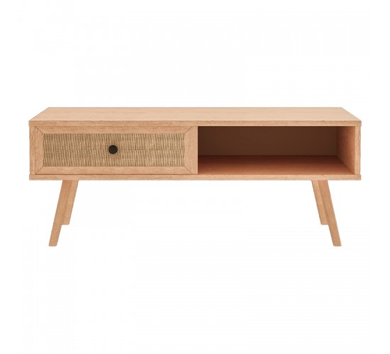 Τραπέζι σαλονιού Oslo sonoma 110x59x41,5εκ Υλικό: CLIPBOARD WITH PAPER WOOD - PP RATTAN 086-000005 Τραπέζι σαλονιού Oslo sonoma 110x59x41,5εκ Υλικό: CLIPBOARD WITH PAPER WOOD - PP RATTAN 086-000005