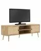 Έπιπλο τηλεόρασης Oslo sonoma 150x39x49εκ Υλικό: CLIPBOARD WITH 3D PAPER WOOD 15-12MM - METAL-PP RATTAN 086-000012 Έπιπλο τηλεόρασης Oslo sonoma 150x39x49εκ Υλικό: CLIPBOARD WITH 3D PAPER WOOD 15-12MM - METAL-PP RATTAN 086-000012