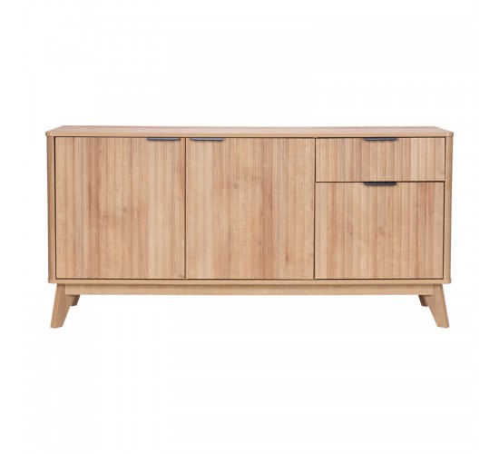 Μπουφές Hamea mdf σε φυσική απόχρωση 150x39,5x73εκ Υλικό: MDF WITH VENEER 086-000020