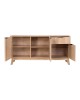 Μπουφές Hamea mdf σε φυσική απόχρωση 150x39,5x73εκ Υλικό: MDF WITH VENEER 086-000020