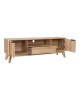 Έπιπλο τηλεόρασης Hamea mdf σε φυσική απόχρωση 145x39,5x49εκ Υλικό: MDF WITH VENEER 086-000021 Έπιπλο τηλεόρασης Hamea mdf σε φυσική απόχρωση 145x39,5x49εκ Υλικό: MDF WITH VENEER 086-000021