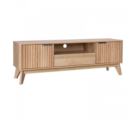 Έπιπλο τηλεόρασης Hamea mdf σε φυσική απόχρωση 145x39,5x49εκ Υλικό: MDF WITH VENEER 086-000021 Έπιπλο τηλεόρασης Hamea mdf σε φυσική απόχρωση 145x39,5x49εκ Υλικό: MDF WITH VENEER 086-000021
