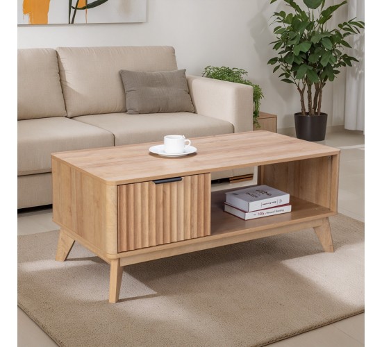 Τραπέζι σαλονιού Hamea mdf σε φυσική απόχρωση 110x55,2x45εκ Υλικό: MDF WITH VENEER 086-000022 Τραπέζι σαλονιού Hamea mdf σε φυσική απόχρωση 110x55,2x45εκ Υλικό: MDF WITH VENEER 086-000022