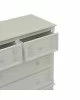 Συρταριέρα Pazlen Inart mdf σε λευκή αντικέ απόχρωση 80x40x80εκ Υλικό: MDF 087-000008 Συρταριέρα Pazlen Inart mdf σε λευκή αντικέ απόχρωση 80x40x80εκ Υλικό: MDF 087-000008
