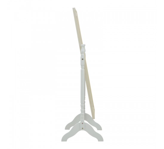 Καθρέπτης Malone Inart mdf σε λευκή αντικέ απόχρωση 55x50x160εκ Υλικό: MDF 087-000012