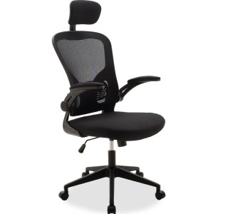 Καρέκλα γραφείου διευθυντή Ergoline ύφασμα mesh μαύρο Υλικό: FABRIC MESH 090-000010