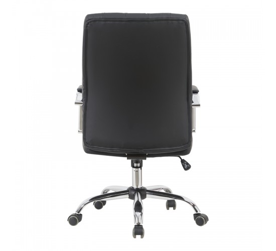 Καρέκλα γραφείου διευθυντή Mido pu μαύρο 58x71x100-106εκ Υλικό: PU - PVC - FOAM - PLYWOOD - METAL - NYLON 090-000020