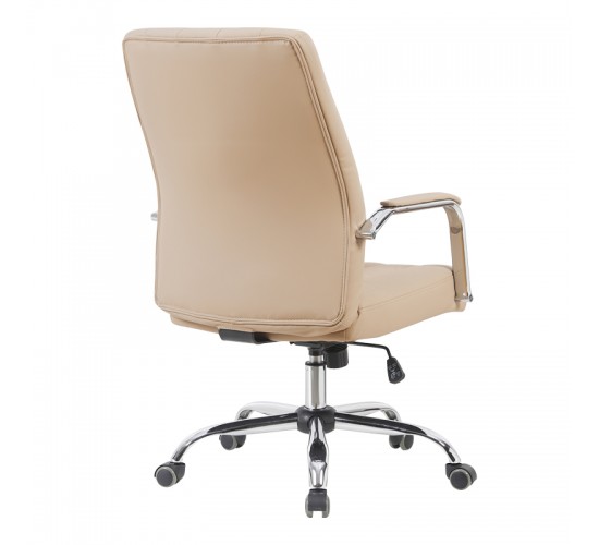 Καρέκλα γραφείου διευθυντή Mido pu cappuccino 58x71x100-106εκ Υλικό: PU - PVC - FOAM - PLYWOOD - METAL - NYLON 090-000021