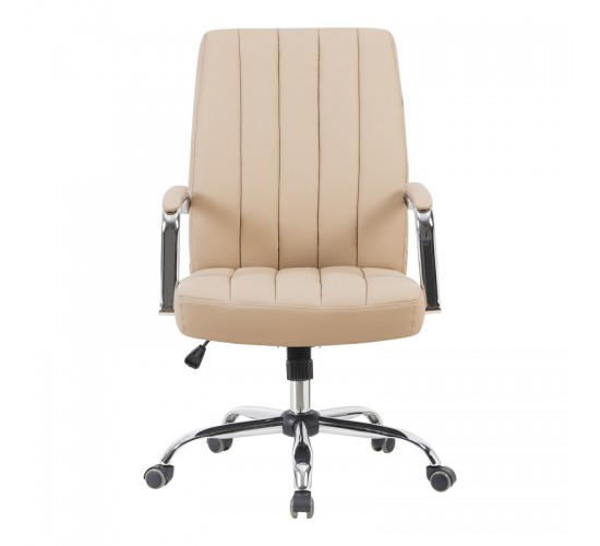 Καρέκλα γραφείου διευθυντή Mido pu cappuccino 58x71x100-106εκ Υλικό: PU - PVC - FOAM - PLYWOOD - METAL - NYLON 090-000021