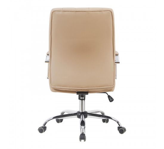 Καρέκλα γραφείου διευθυντή Mido pu cappuccino 58x71x100-106εκ Υλικό: PU - PVC - FOAM - PLYWOOD - METAL - NYLON 090-000021