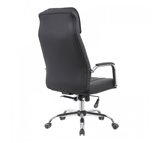 Καρέκλα γραφείου διευθυντή Morales pu μαύρο 60x70x118-124εκ Υλικό: PU - PVC - FOAM - PLYWOOD - METAL - NYLON 090-000022
