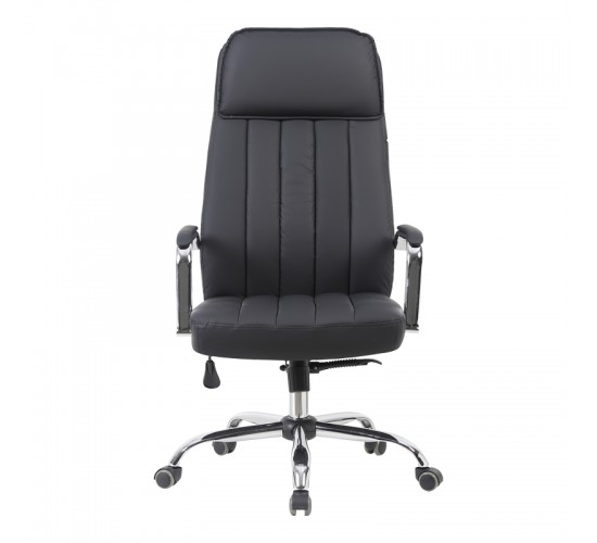 Καρέκλα γραφείου διευθυντή Morales pu μαύρο 60x70x118-124εκ Υλικό: PU - PVC - FOAM - PLYWOOD - METAL - NYLON 090-000022