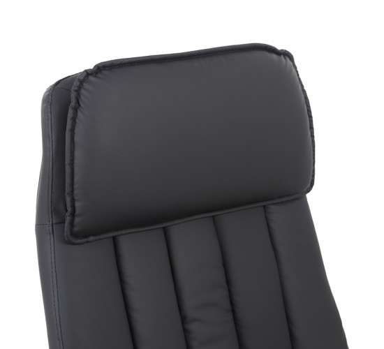 Καρέκλα γραφείου διευθυντή Morales pu μαύρο 60x70x118-124εκ Υλικό: PU - PVC - FOAM - PLYWOOD - METAL - NYLON 090-000022