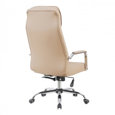 Καρέκλα γραφείου διευθυντή Morales pu cappuccino 60x70x118-124εκ Υλικό: PU - PVC - FOAM - PLYWOOD - METAL - NYLON 090-000023