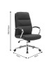 Καρέκλα γραφείου διευθυντή Normie pu μαύρο 58x65x103-111εκ Υλικό: PU - PVC - FOAM - PLYWOOD - METAL - NYLON 090-000025