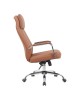 Καρέκλα γραφείου διευθυντή Morales pu καφέ 60x70x118-124εκ Υλικό: PU - PVC - FOAM - PLYWOOD - METAL - NYLON 090-000027