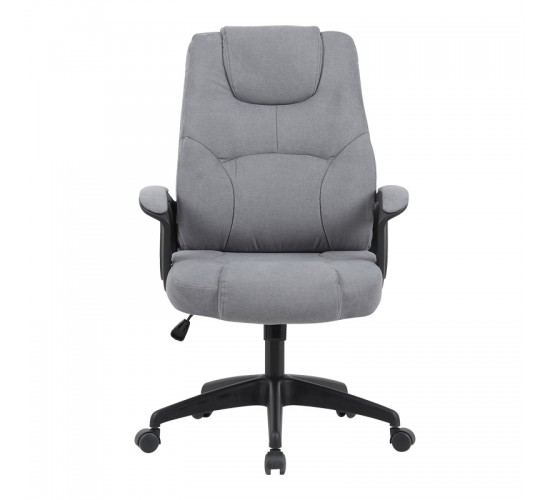 Καρέκλα γραφείου διευθυντή Kamora ύφασμα ανθρακί 66x67x103-111εκ Υλικό: FABRIC. foam. plywood. metal.nylon 090-000028