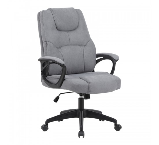 Καρέκλα γραφείου διευθυντή Kamora ύφασμα ανθρακί 66x67x103-111εκ Υλικό: FABRIC. foam. plywood. metal.nylon 090-000028