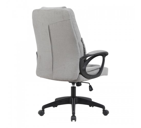 Καρέκλα γραφείου διευθυντή Kamora ύφασμα γκρι 66x67x103-111εκ Υλικό: FABRIC. foam. plywood. metal.nylon 090-000029