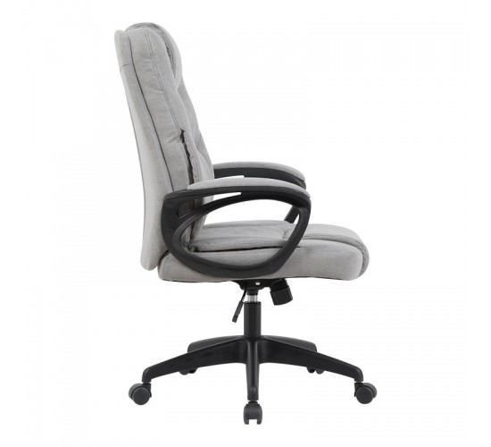 Καρέκλα γραφείου διευθυντή Kamora ύφασμα γκρι 66x67x103-111εκ Υλικό: FABRIC. foam. plywood. metal.nylon 090-000029