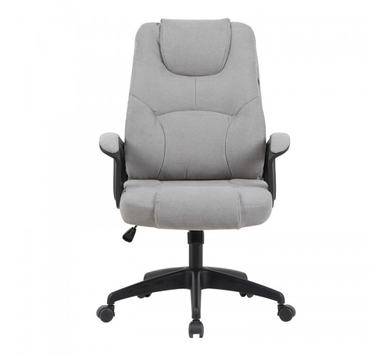 Καρέκλα γραφείου διευθυντή Kamora ύφασμα γκρι 66x67x103-111εκ Υλικό: FABRIC. foam. plywood. metal.nylon 090-000029