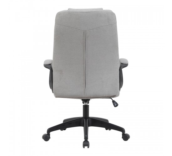 Καρέκλα γραφείου διευθυντή Kamora ύφασμα γκρι 66x67x103-111εκ Υλικό: FABRIC. foam. plywood. metal.nylon 090-000029