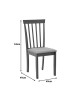Καρέκλα Houston σε καρυδί απόχρωση 40x49x94εκ Υλικό: rubberwood 091-000010 Καρέκλα Houston σε καρυδί απόχρωση 40x49x94εκ Υλικό: rubberwood 091-000010